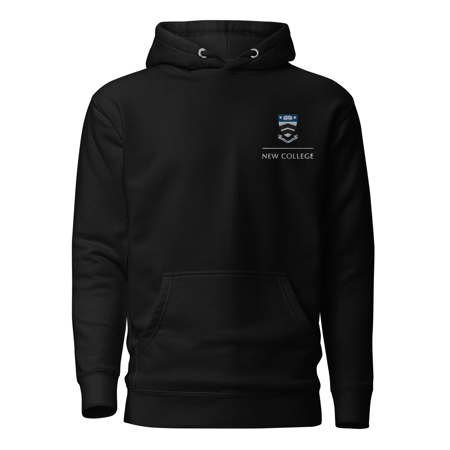 New College Embroidered Premium Hoodie