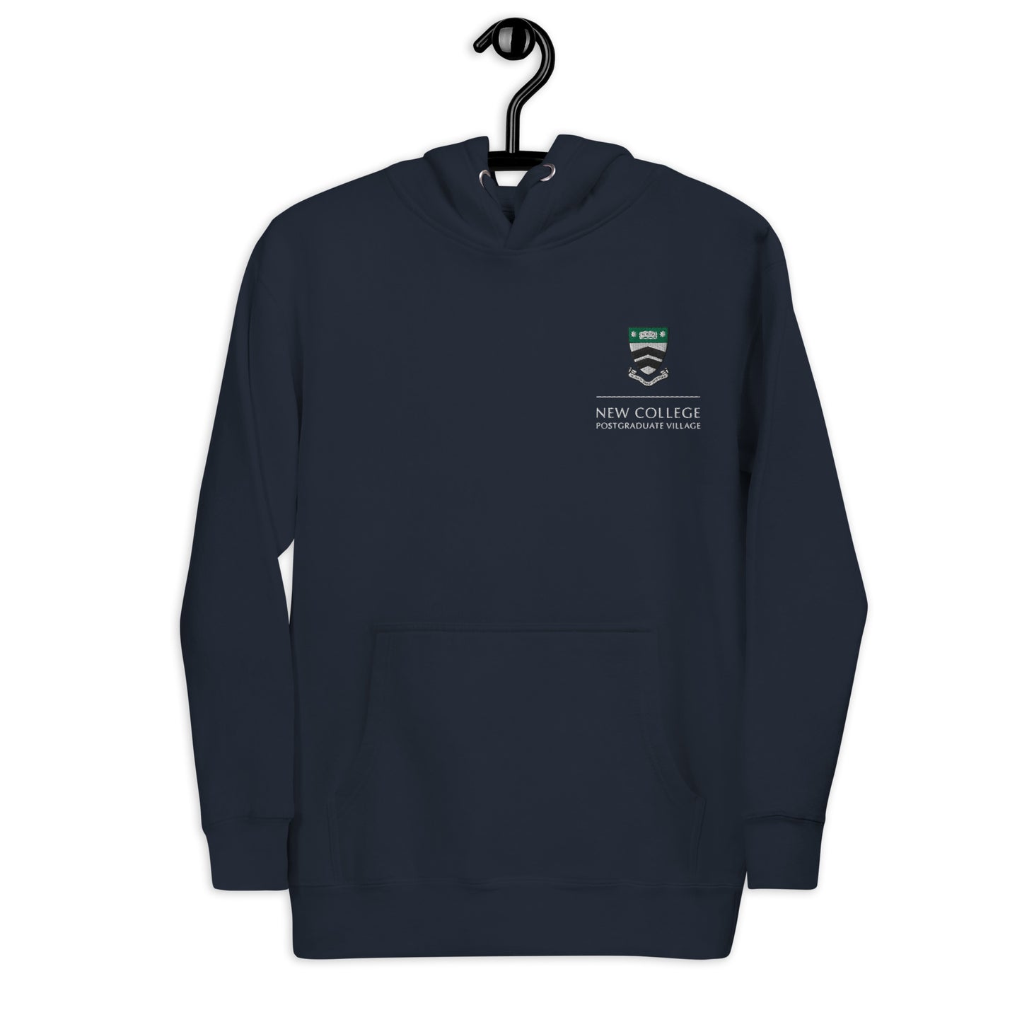 New College Embroidered Premium Hoodie